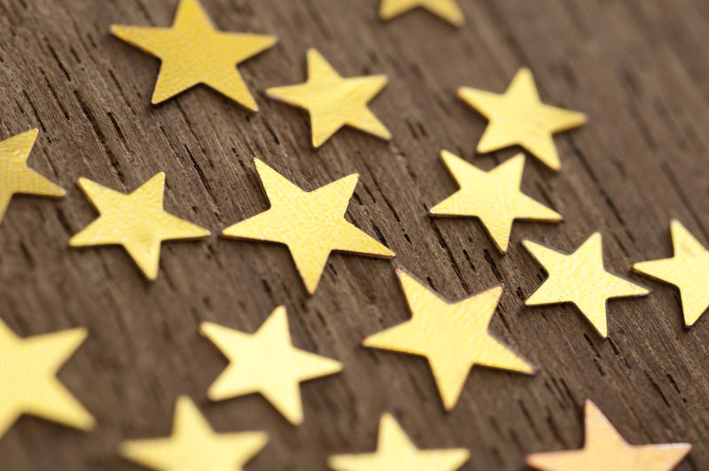 Picture of gold stars